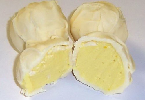 Scott's Cakes Tropical Fruit Mix - Mango, Guava & Passion Fruit White Chocolate Truffles | 8 oz Wreath Gift Box | Perfect for Holidays, Birthdays & Corporate Gifts