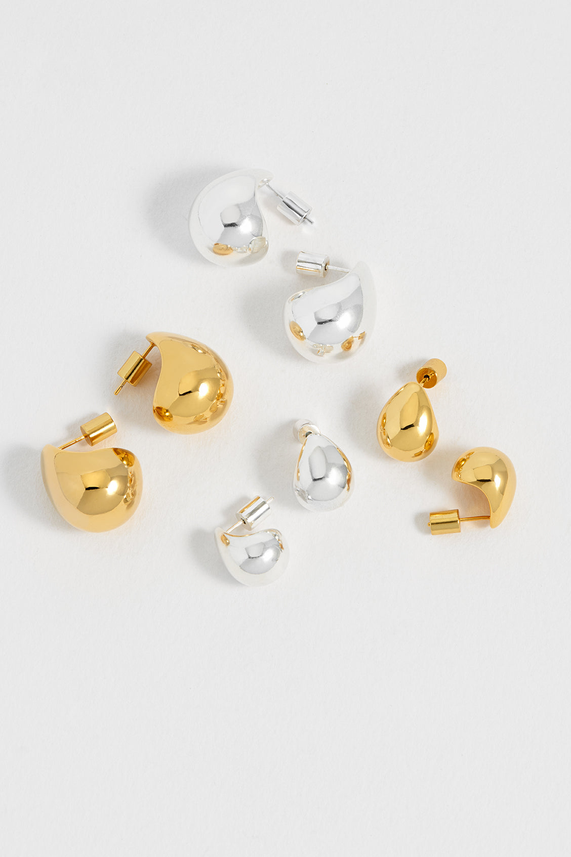 Mini Teardrop Earrings for Women - Dainty Gold/Silver Drop Earrings - Elegant Everyday Jewelry for Work, Date Night & Special Occasions