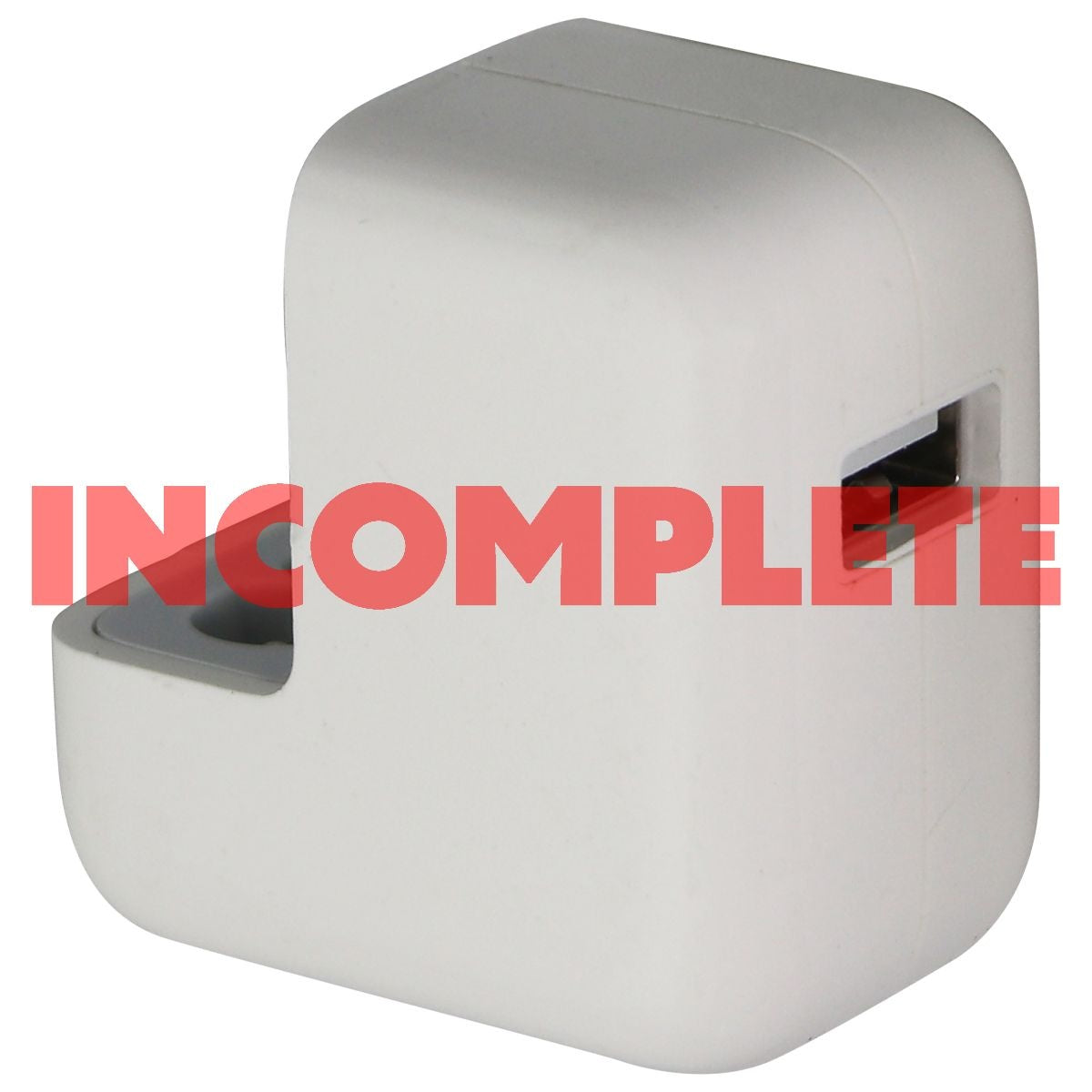 Apple 12W USB Power Adapter - Fast Charging for iPhone, iPad & iPod (White, Model A1401) | Compact & Portable Charger for Home, Office & Travel