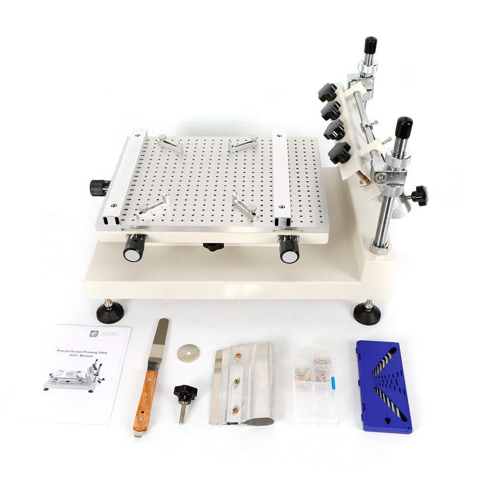 3040 Solder Paste Printer - Manual SMT Screen PCB Stencil Printer with 250x400mm Print Size for DIY Electronics & PCB Prototyping