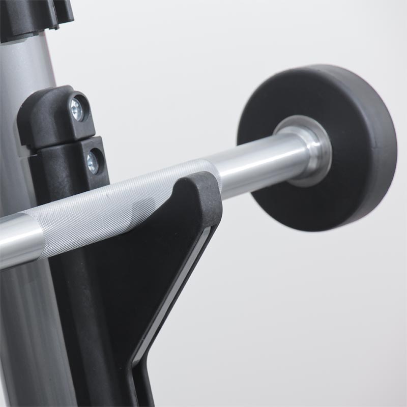 Element Fitness 10 Pair Barbell Rack - Heavy Duty Weight Plate Storage Stand for Home Gym & Commercial Use - Perfect for Dumbbell, Kettlebell & Olympic Plate Organization
