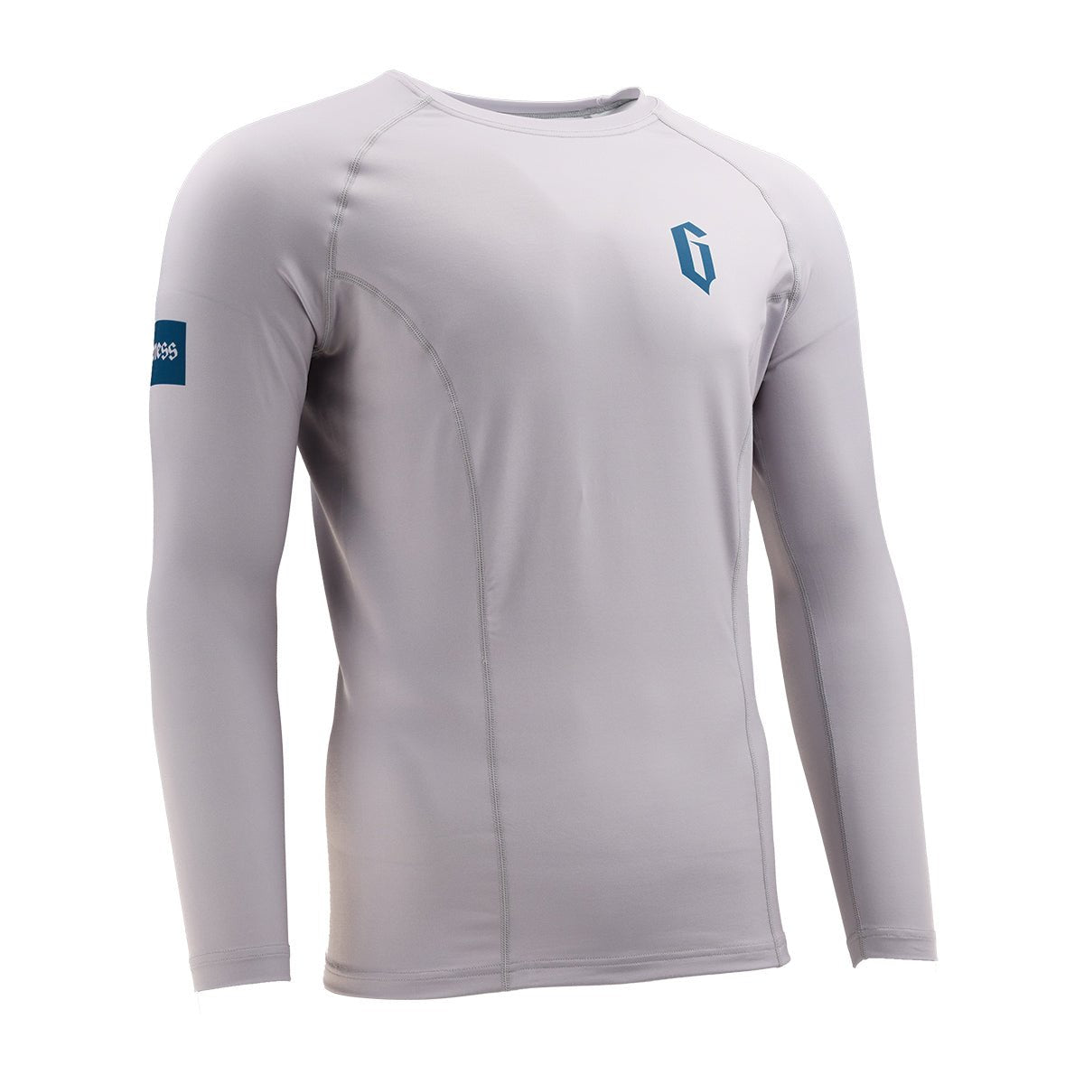 Gameness Men's Long Sleeve Rash Guard - UPF 50+ Sun Protection, Quick Dry Compression Shirt for MMA, BJJ, Surfing & Water Sports