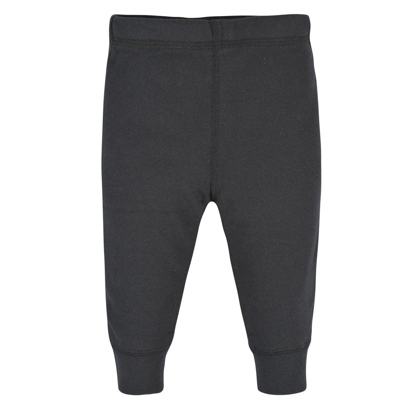 Gerber® 4 Pack Baby Girls Pink & Black Active Pants - Soft Cotton Stretch Joggers for Toddler Playtime, Daycare & Outdoor Activities