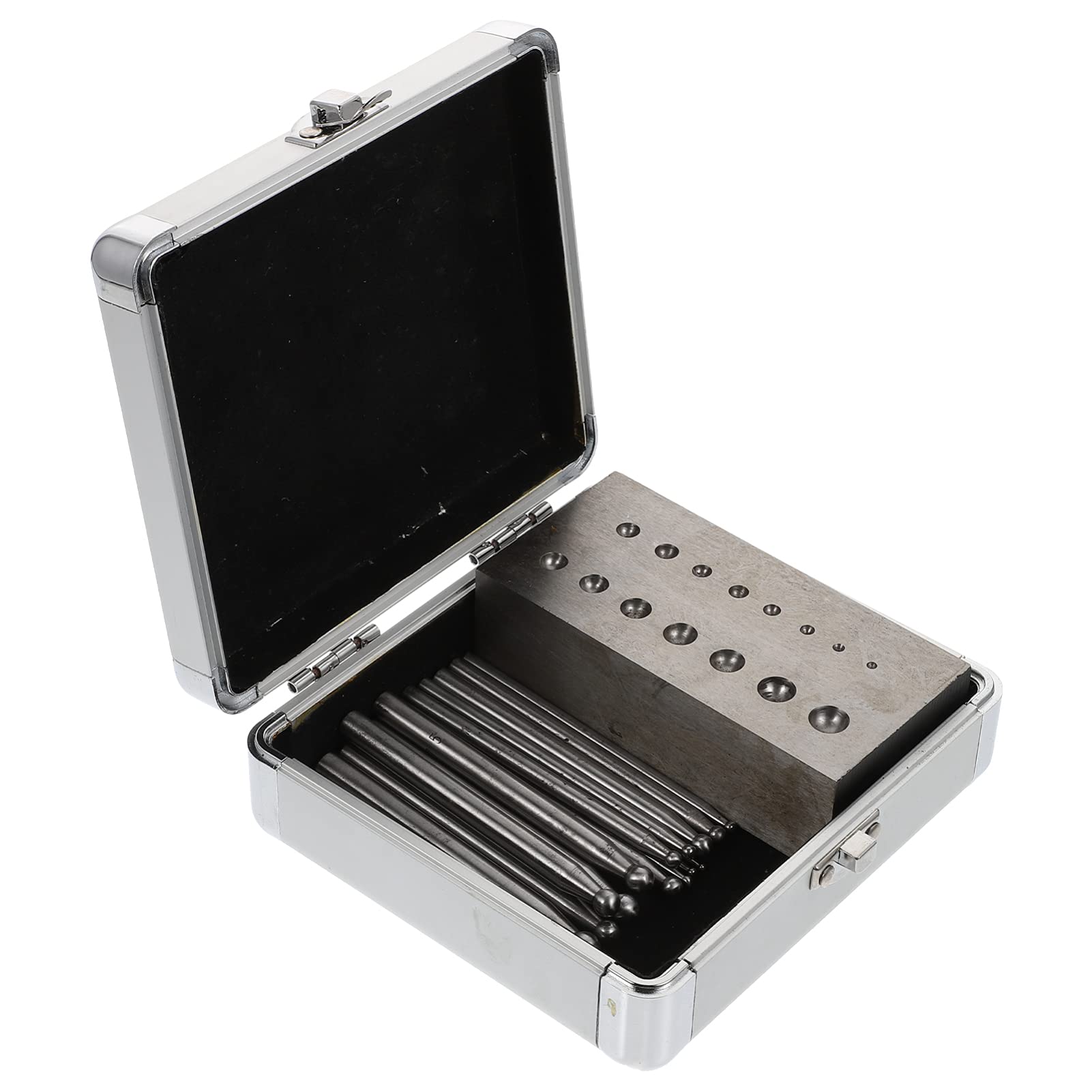 BESPORTBLE Jewelry Making Tools - Dapping Doming Punch Block Set for Metal Forming, Stamping, and Crafting | Perfect for DIY Jewelry, Metalworking, and Home Crafts
