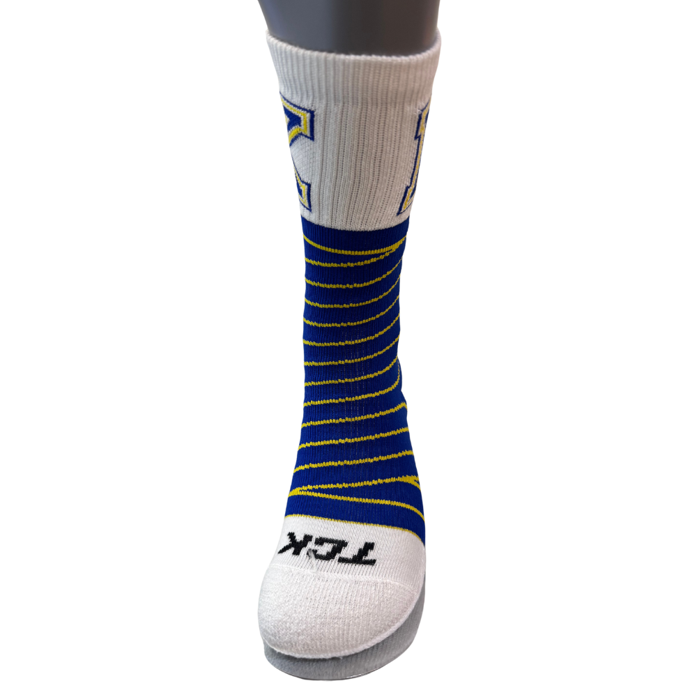 Kearney Bearcats Athletic Tape Socks - Breathable & Non-Slip Sports Socks for Basketball, Running & Workout - Perfect for Athletes & Active Lifestyles