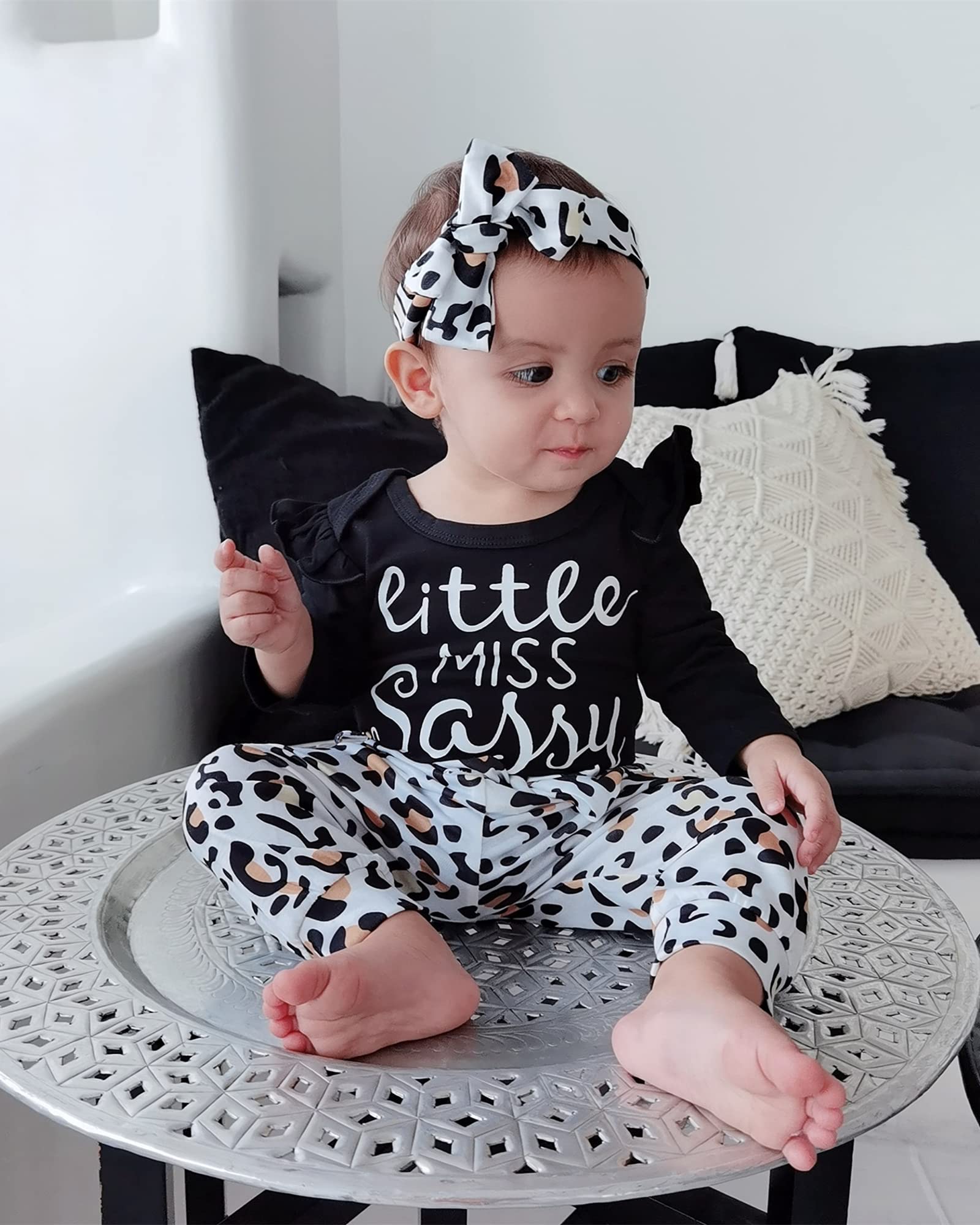 **Adorable Baby Girl Clothes Set – Long Sleeve Romper & Pants Outfit for Newborns & Infants – Soft & Cozy Fall/Winter Wear – Perfect for Holidays, Family Photos & Daily Playtime**