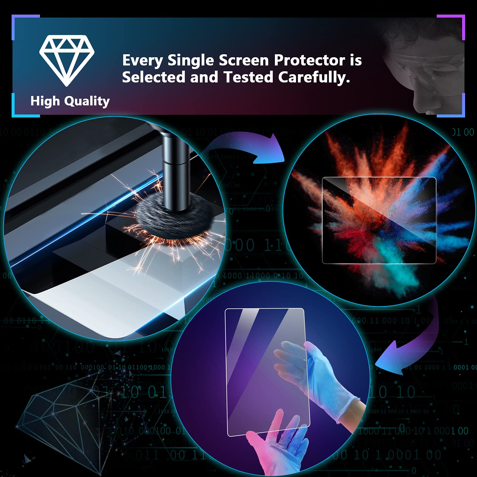 2025 Honda Odyssey Screen Protector 9 Inch - Anti-Glare HD Clear Touch Screen Protector for EX/L/Sport/Touring/Elite Trims | Perfect for Navigation Display Protection & Daily Driving Use