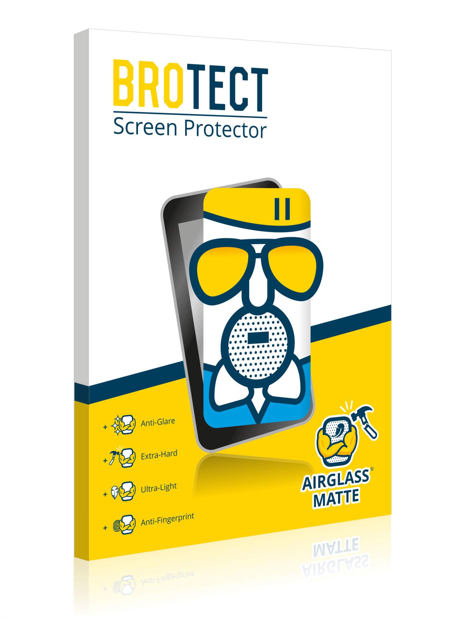 Brotect Anti-Glare Matte Glass Screen Protector for Nintendo Gameboy Advance GBA - 3 Pack, 9H Hardness Anti-Scratch Protection Film - Perfect for Gaming, Travel & Screen Protection