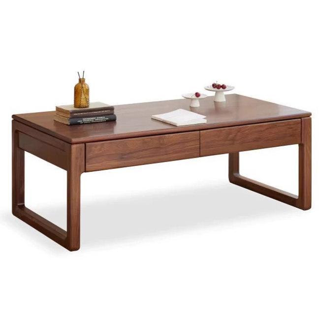 47.2x23.6x17.7 inch / 120x60x45 cm / Rich Dark Walnut color  / Black Walnut Tea Table