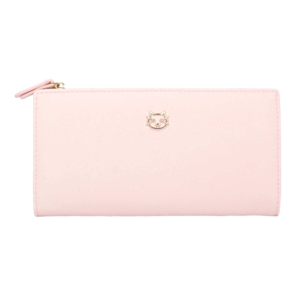 Cute Cat Print Snap Closure Long Wallet for Women - Perfect for Everyday Use, Shopping & Travel