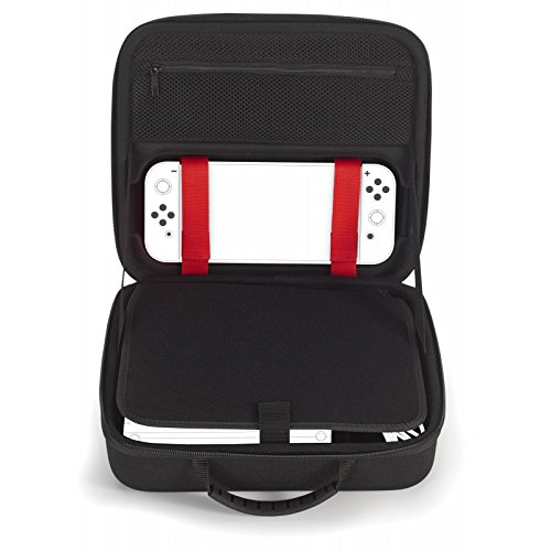 Nintendo Switch Protective Carrying Case - Durable Hard Shell Travel Storage Cover for Switch Console & Accessories - Perfect for Travel, Gaming On-The-Go, and Home Storage