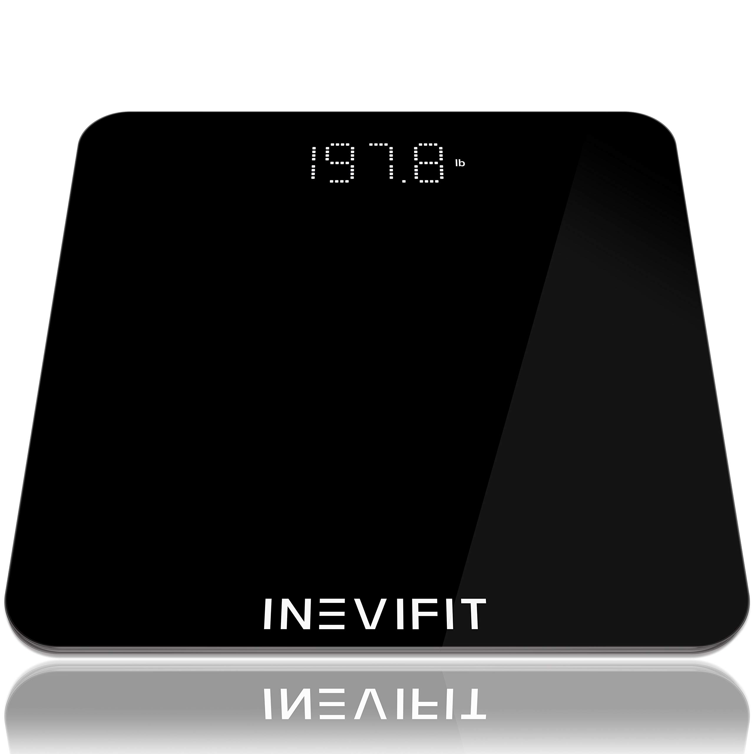 INEVIFIT Digital Bathroom Scale & Kitchen Scale Bundle - Smart Body Composition Analyzer with Nutrition Tracking - Includes Batteries - Perfect for Home Gym, Weight Loss, and Healthy Cooking