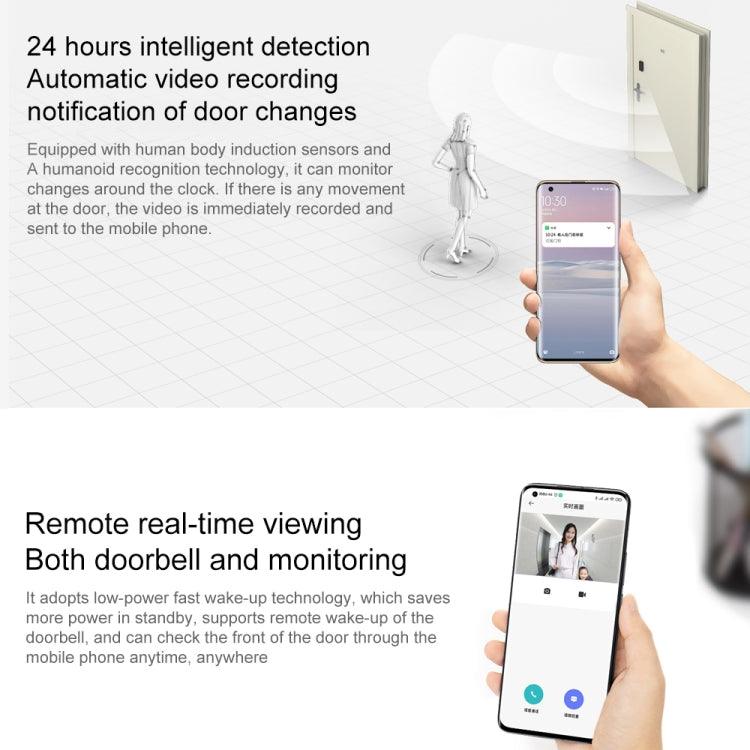 Xiaomi Smart Doorbell 3 - 1080p HD Video, AI Face Recognition, Two-Way Audio, IP65 Weatherproof, Night Vision - Perfect for Home Security, Apartment, Office & Smart Home System