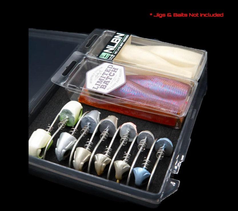 NLBN No Live Bait Needed Jig Head Boxes - Premium Saltwater Fishing Lures for Bass, Trout & Walleye | Perfect for Kayak Fishing & Ice Fishing Adventures