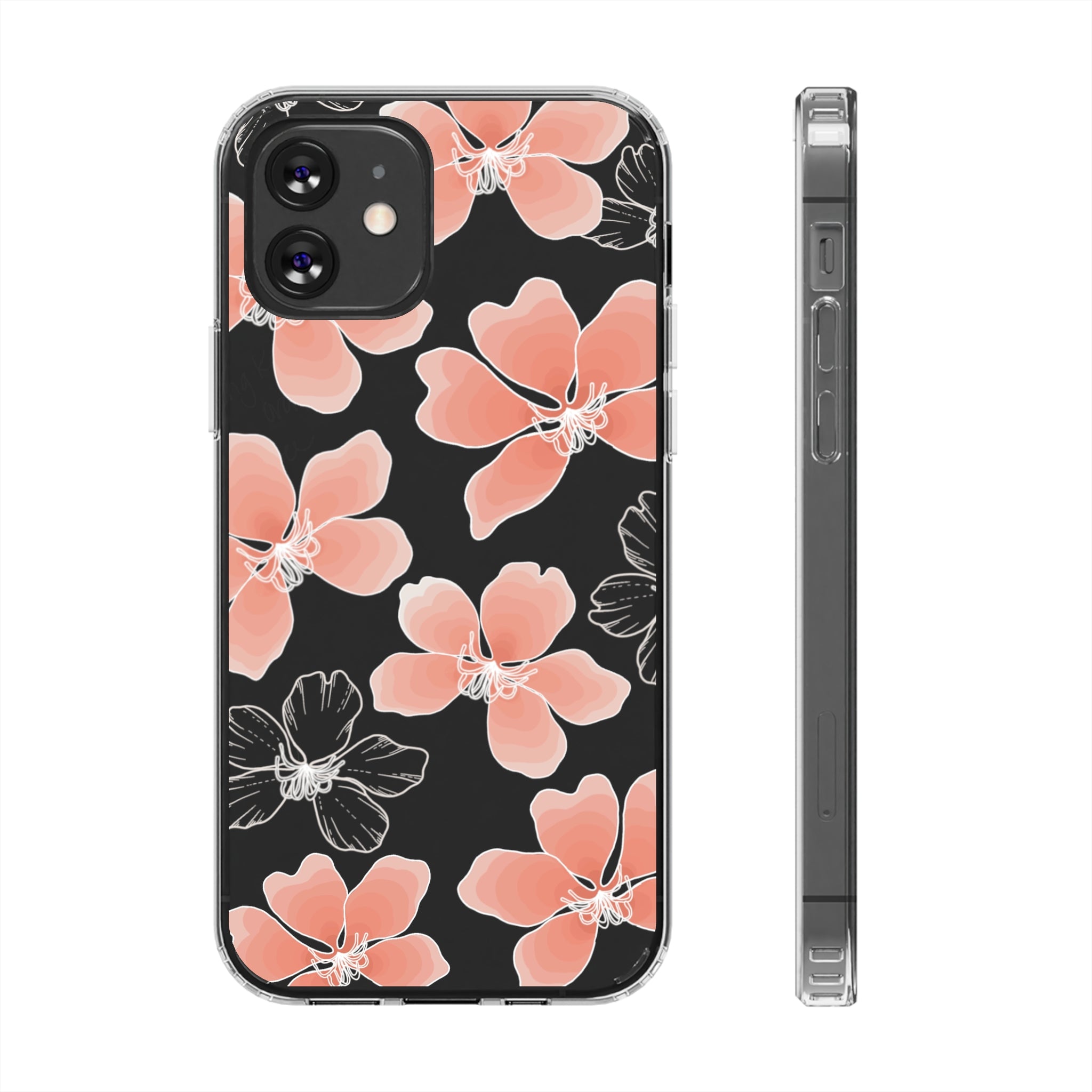 Hong Kong Orchid Clear Phone Case - Slim Protective Cover for iPhone & Samsung | Perfect for Everyday Use, Travel & Gifting
