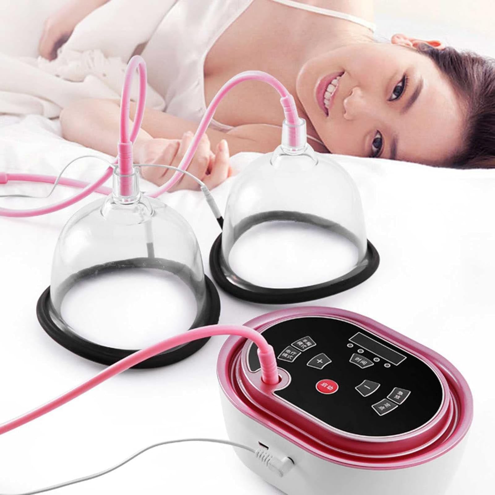 Electric Breast Massager for Women - 4 Shaping Modes, Anti-Sagging & Firming Enhancer, Natural Breast Enlargement Device for Home Use | Perfect for Postpartum Care & Daily Relaxation