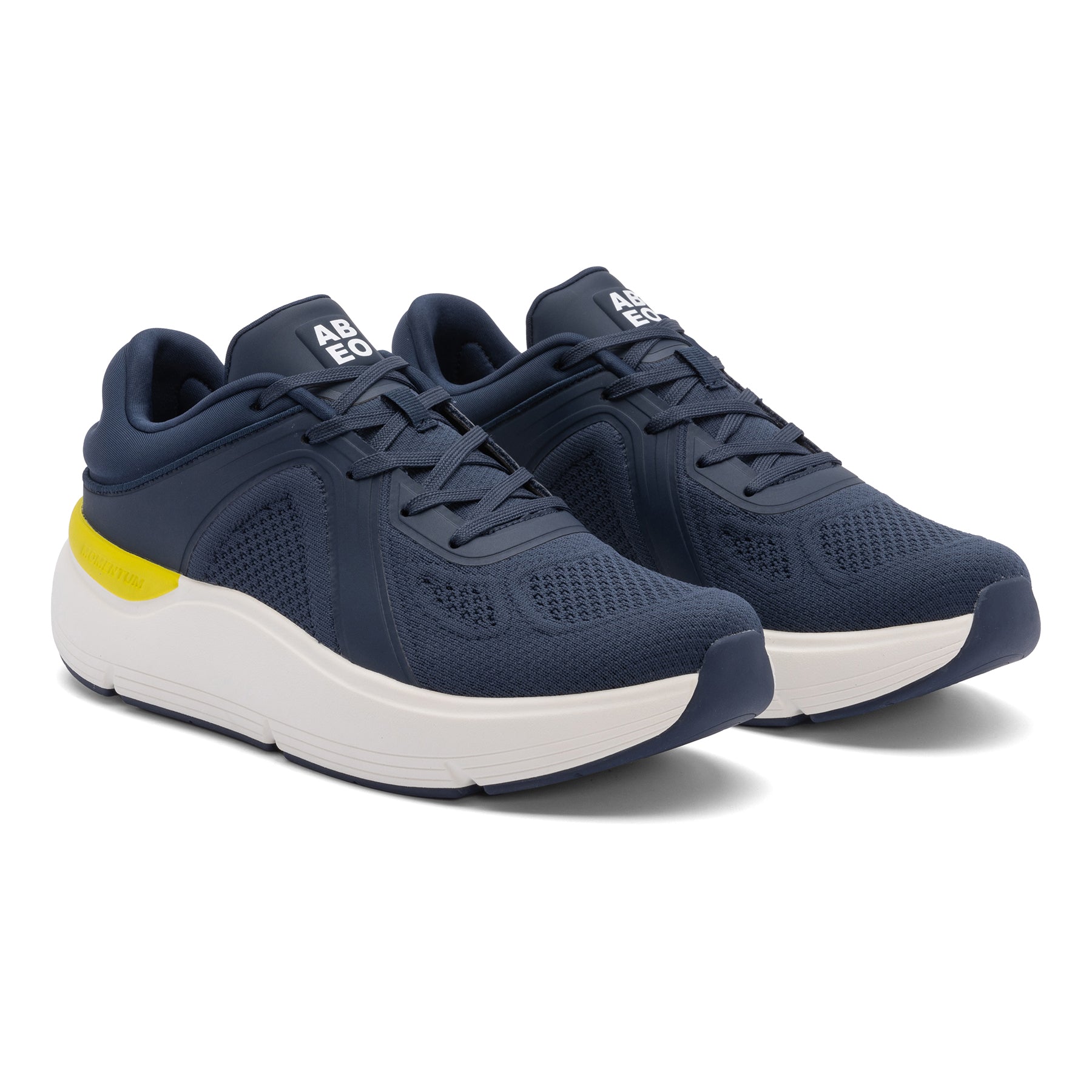 Abeo MXV Blaze Navy Sulphur Running Shoes - Lightweight & Breathable for Men's Jogging, Gym Workouts & Daily Walking