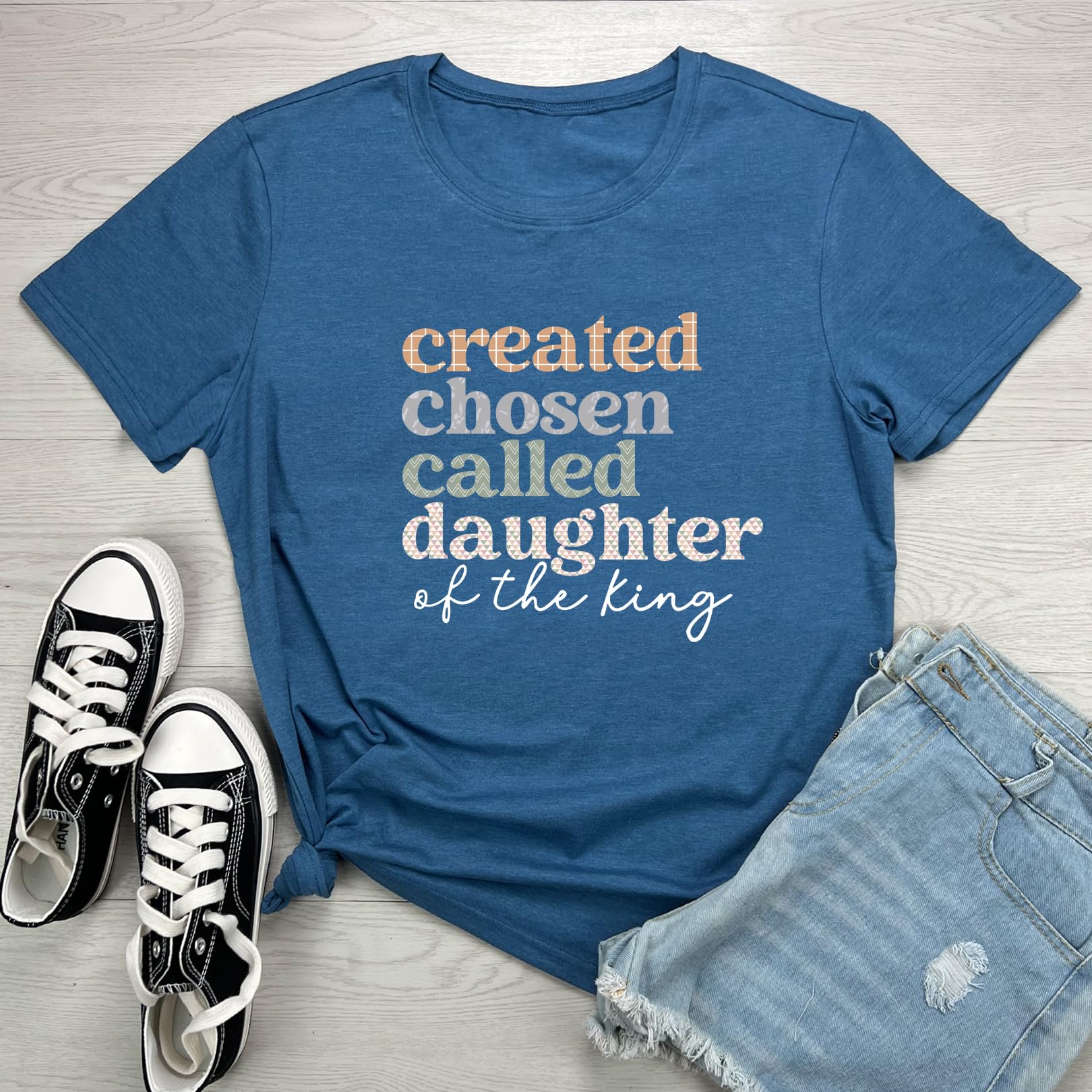 LOOKFACE Women's Casual Crewneck Graphic T-Shirt - Soft, Comfortable & Stylish Tee for Everyday Wear, Outfits, and Street Fashion