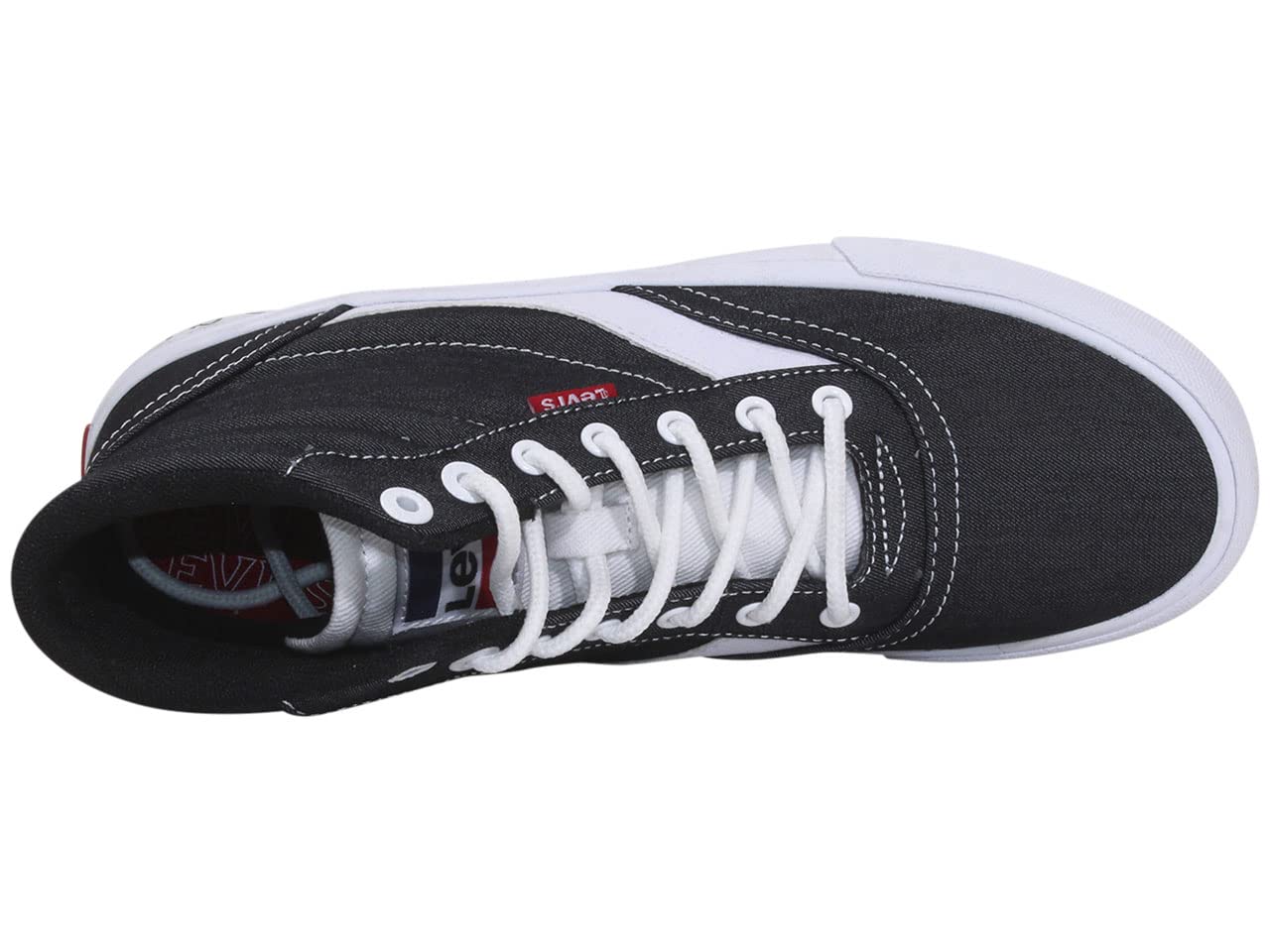 Levi's Men's Lance-CHM-GRFX Sneakers - Black Size 9.5 | Casual Skate Shoes for Men | Perfect for Streetwear, Skateboarding & Everyday Wear