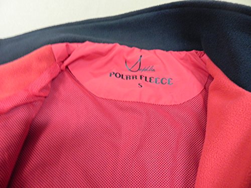 DROC Men's Winter Polar Fleece Jacket - Red & Black Diamond Pattern, Warm Fleece Lined Coat for Outdoor Activities, Hiking & Casual Wear