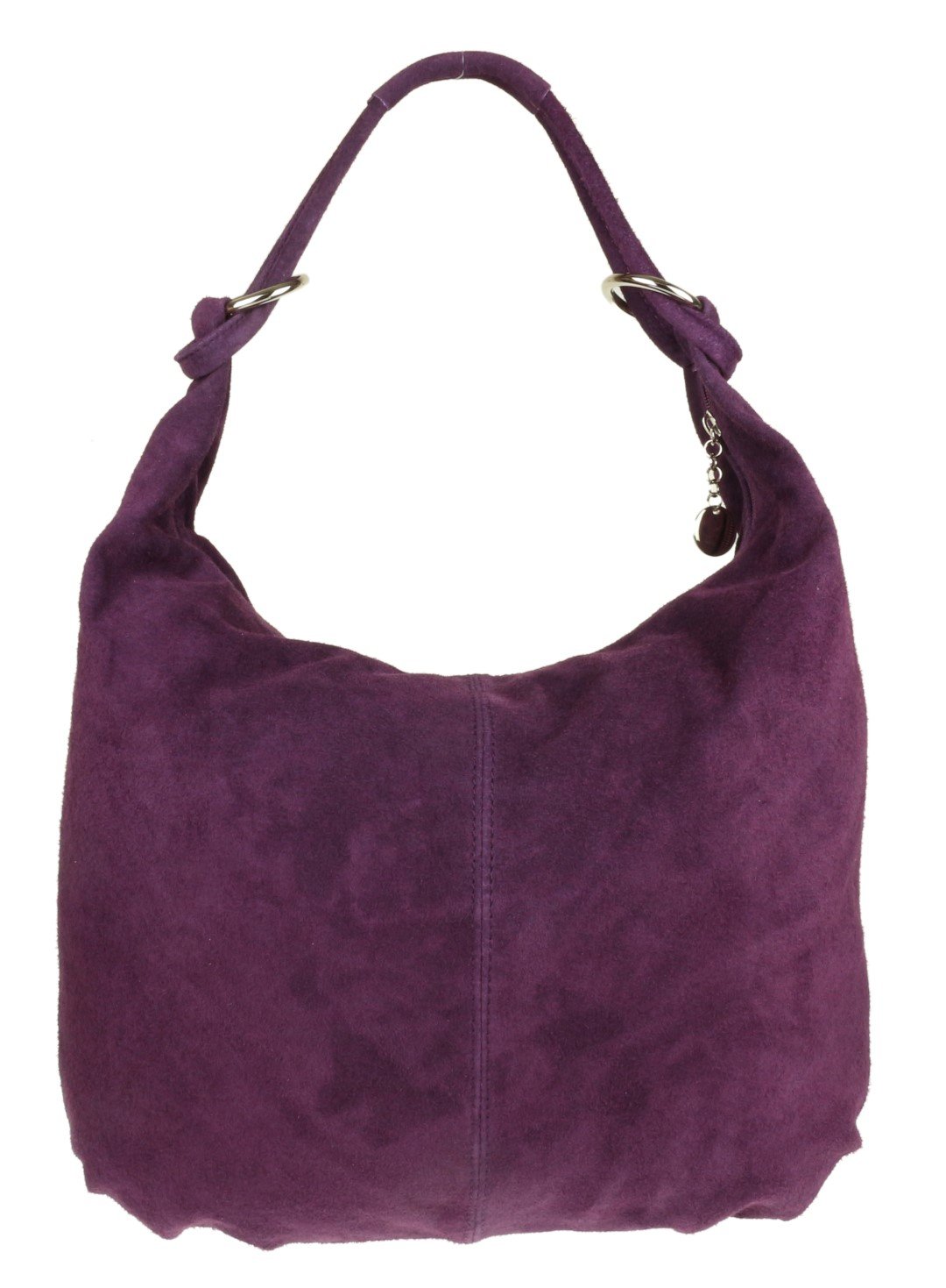 Stylish Women's Hobo Shoulder Bag - Genuine Italian Suede Leather Handbag for Ladies | Perfect for Work, Travel & Everyday Use