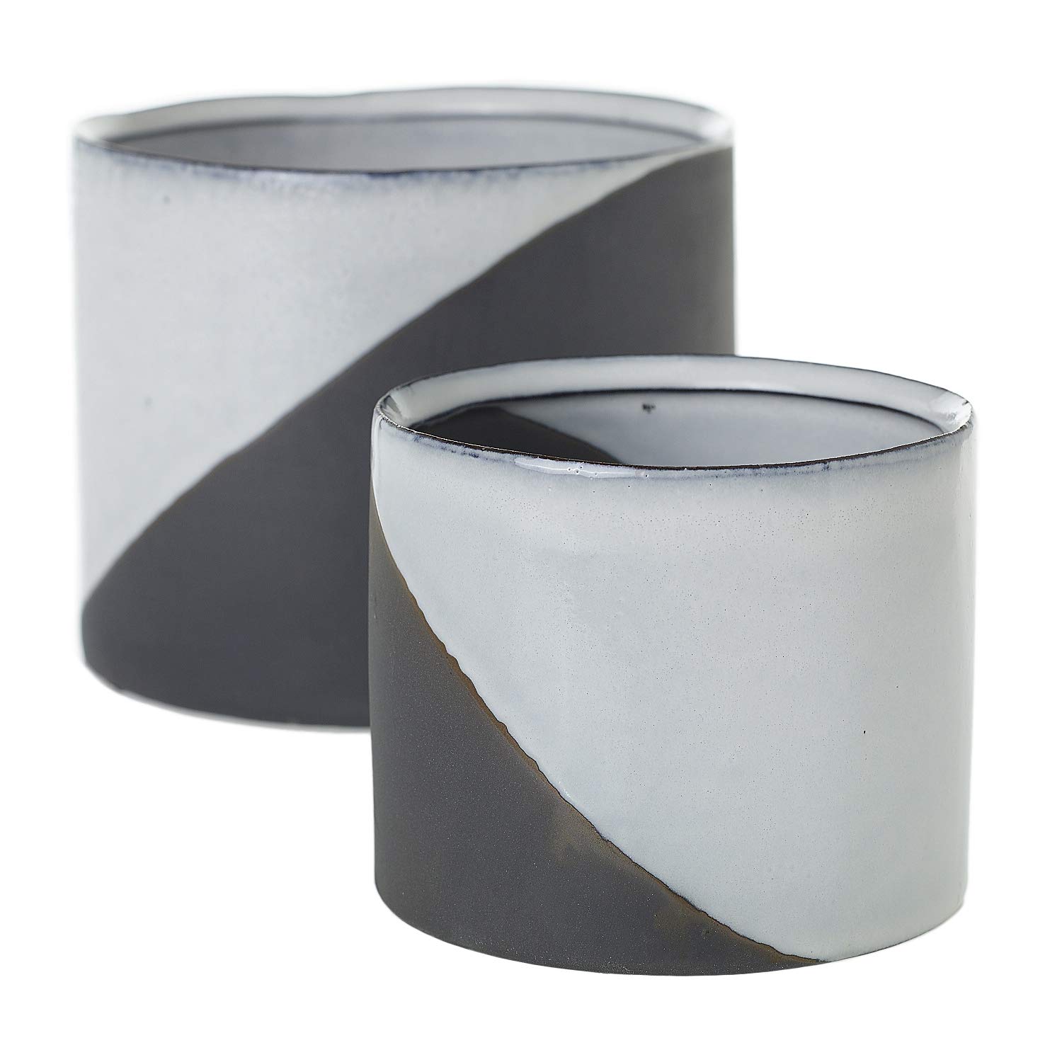 Modern Ceramic Vases Set of 2 - 6.75