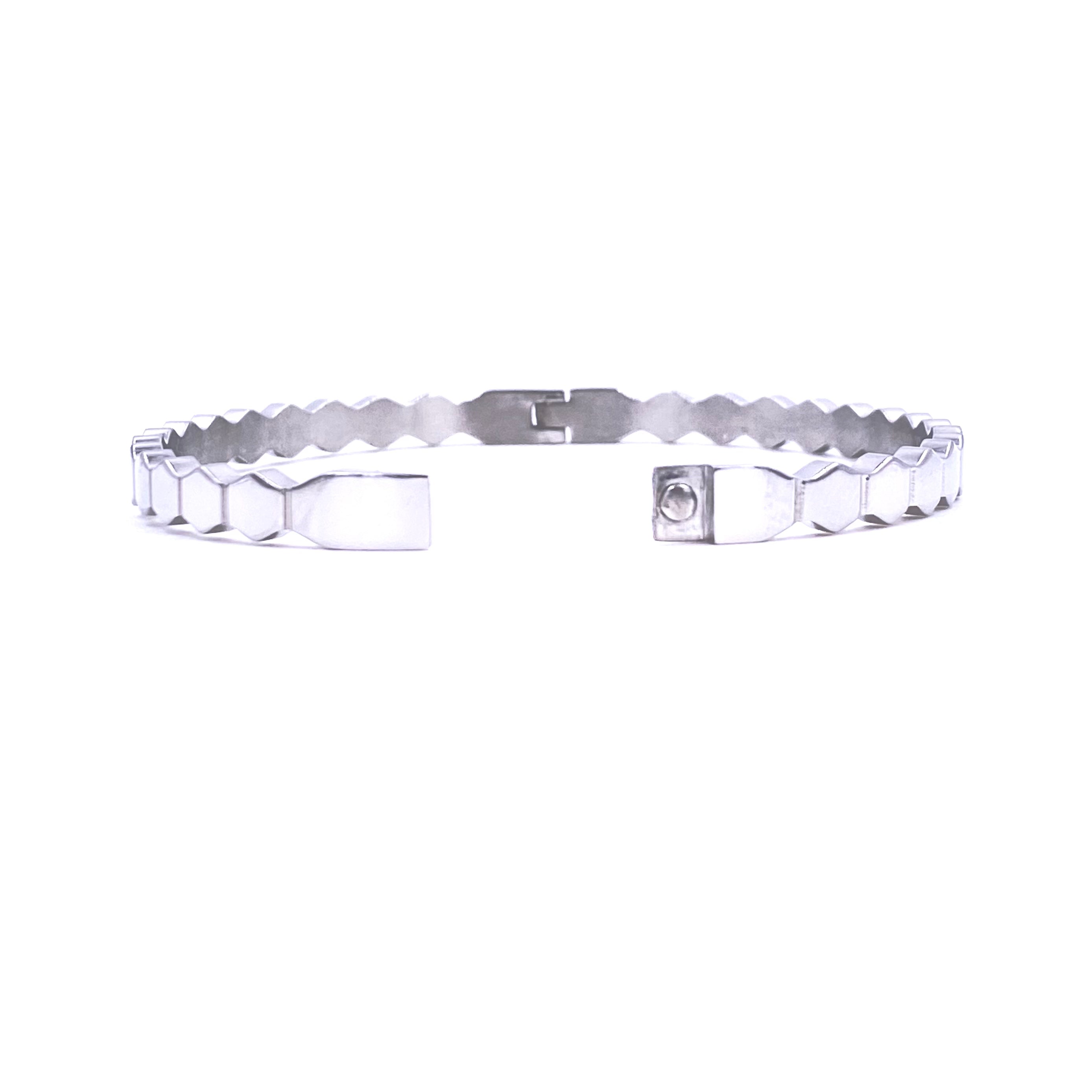 Ashley Gold Stainless Steel Bangle Bracelet for Women - Elegant & Hypoallergenic Jewelry - Perfect for Parties, Weddings & Everyday Wear