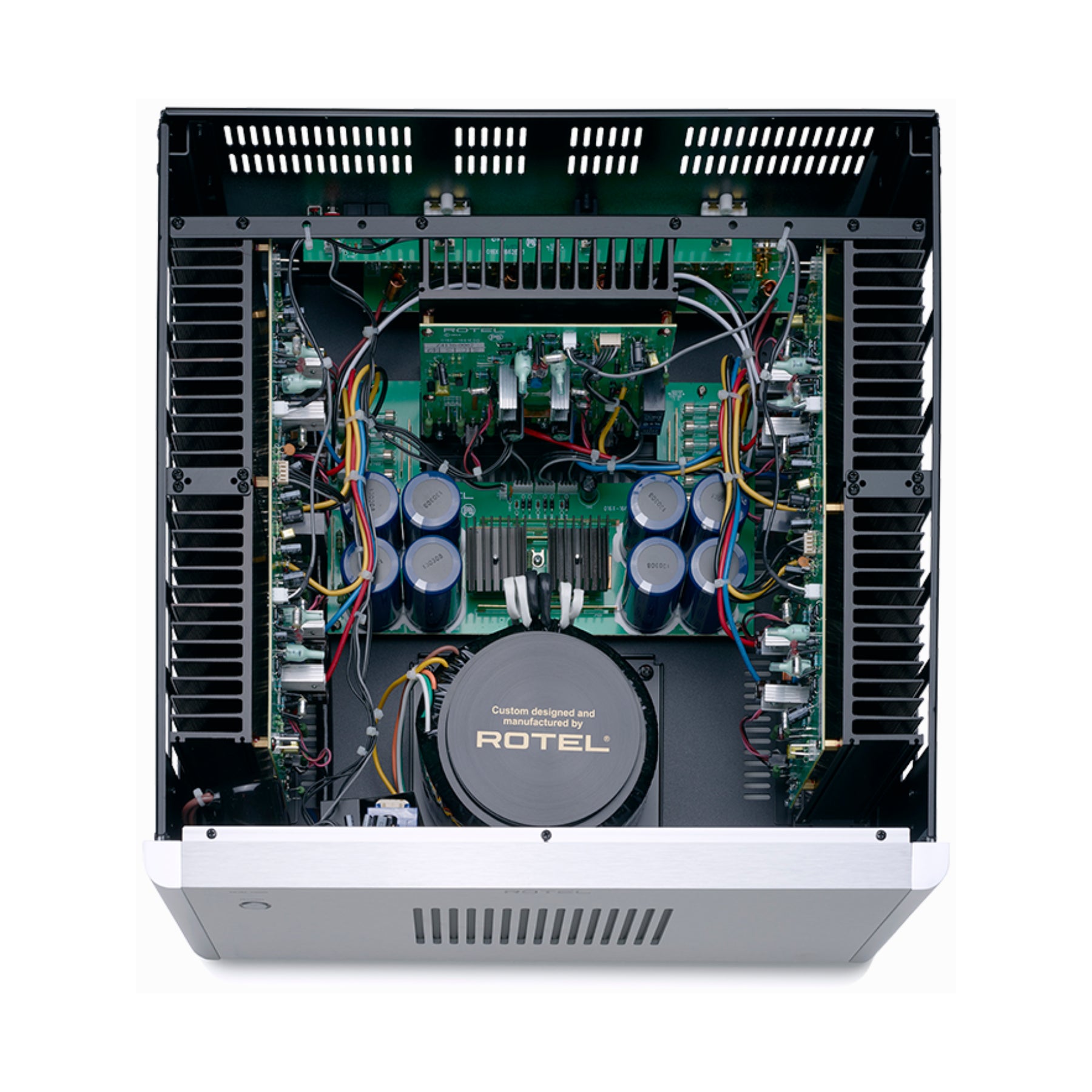 Rotel RMB1555 5 Channel Power Amplifier - Open Box Discount | High-Performance Home Theater & Multi-Zone Audio System for Movies, Music & Gaming