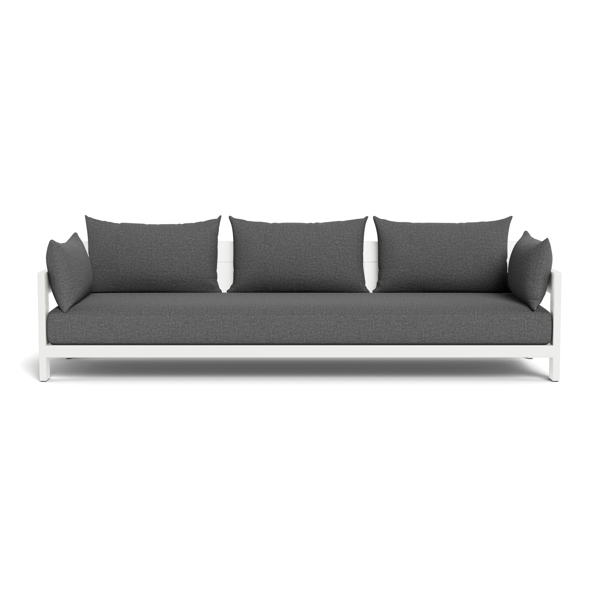 Hampton 3-Seat Sofa - Modern Comfortable Fabric Couch for Living Room, Lounge & Family Room - Soft Sectional Sofa with Sturdy Frame & Plush Cushions