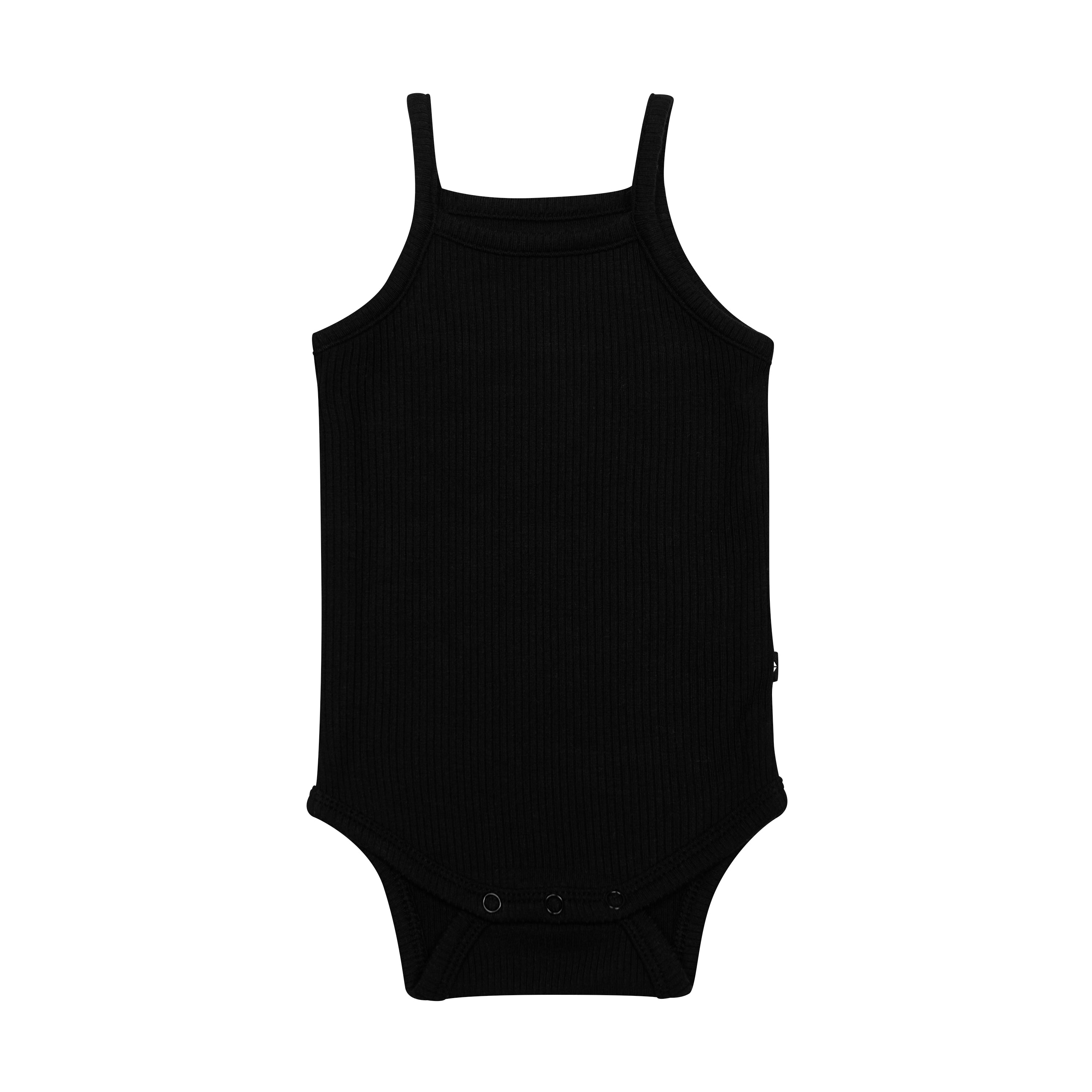 Midnight Ribbed Spaghetti Strap Bodysuit for Women - Sexy Slim Fit Stretchy Bodycon Jumpsuit for Clubwear, Date Night & Layering
