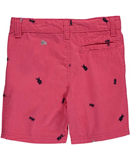 Carters Little Boys Schiffli Flat-Front Shorts - 5-Pack Pink Cotton Casual Summer Shorts for Toddlers - Perfect for Playtime, Daycare & Outdoor Activities