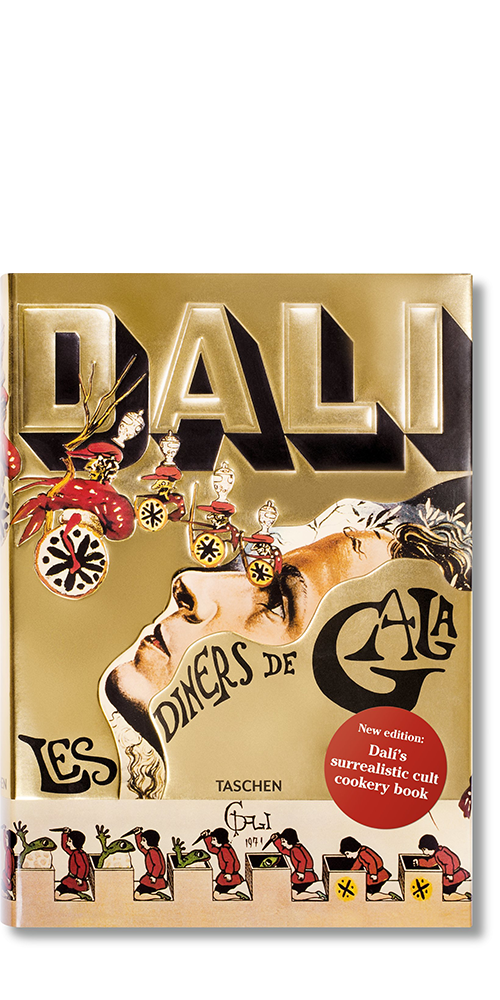 Dali Les Dinners de Gala Art Book - Salvador Dali Surrealist Cookbook - Vintage Art Collection for Home Decor, Coffee Table Books & Art Lovers