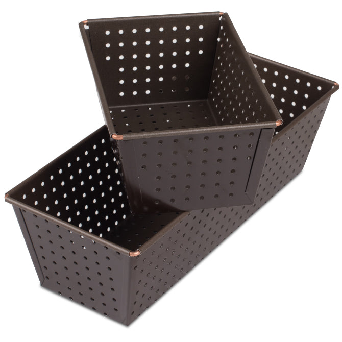 Nonstick Perforated Bread Baking Pan - Perfect for Homemade Artisan Loaves and Sourdough Bread