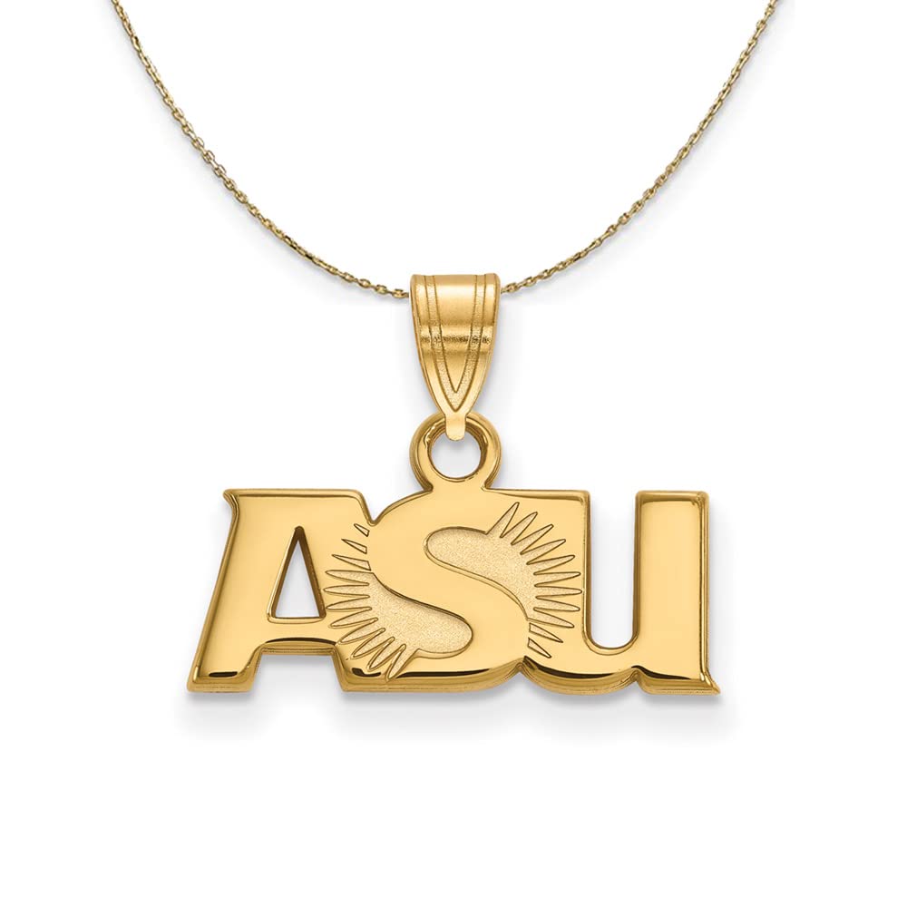14K Yellow Gold Arizona State Necklace - Perfect for Gifting