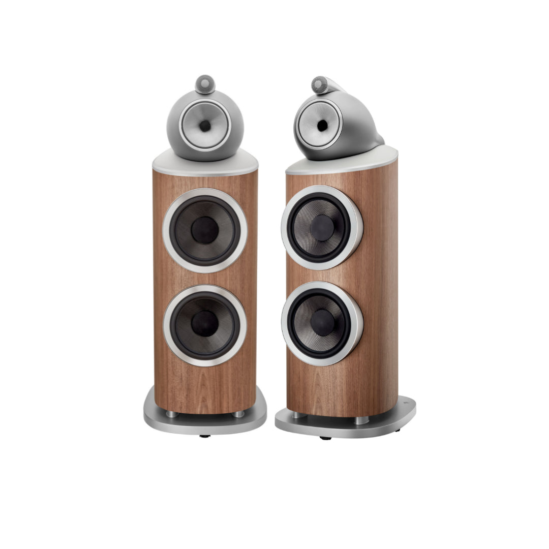 Bowers & Wilkins 801 D4 Premium Floorstanding Speakers (Pair) - High-End Audio for Home Theater & Music Listening