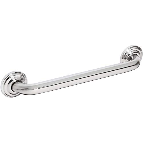 Taymor Brentwood Grab Bar - Polished Stainless Steel Safety Handle for Bathroom & Shower - ADA Compliant, Non-Slip Support for Elderly & Disabled - Perfect for Home Accessibility & Fall Prevention
