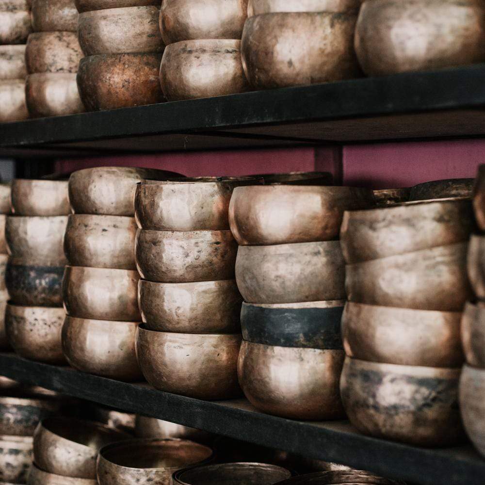 Antique Heirloom Thado Singing Bowls - Handcrafted Tibetan Meditation & Sound Healing Instruments for Yoga, Reiki, and Spiritual Practices