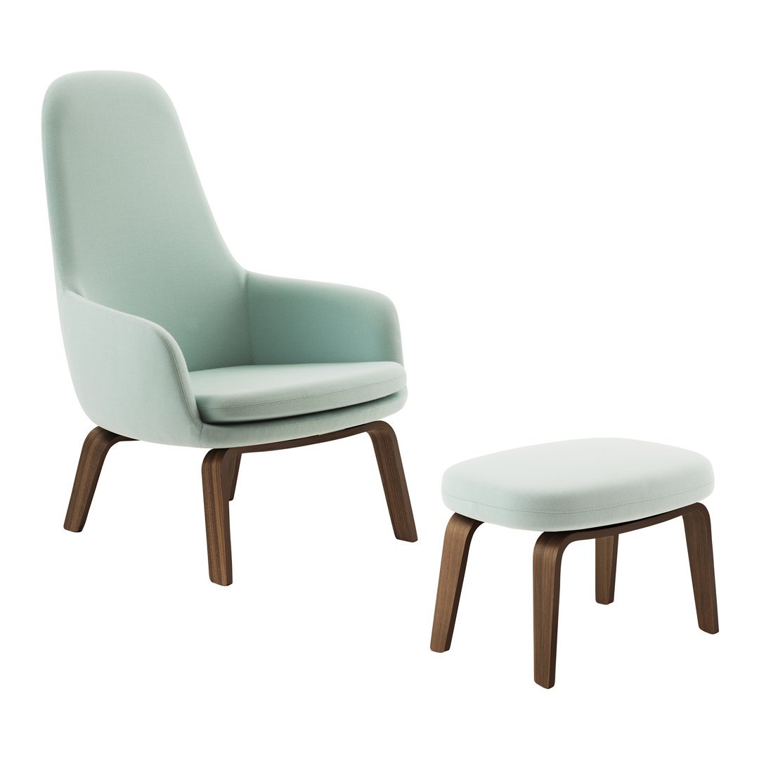Legald Era Footstool by Normann Copenhagen - Modern Ottoman Pouf for Living Room, Bedroom & Office - Comfortable & Stylish Home Decor