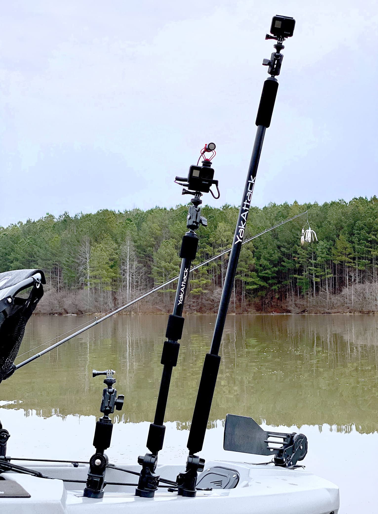 YakAttack PanFish Pro™ Underwater Camera Mount (CMS-1002) - Perfect for Kayak Fishing, Ice Fishing & Underwater Exploration