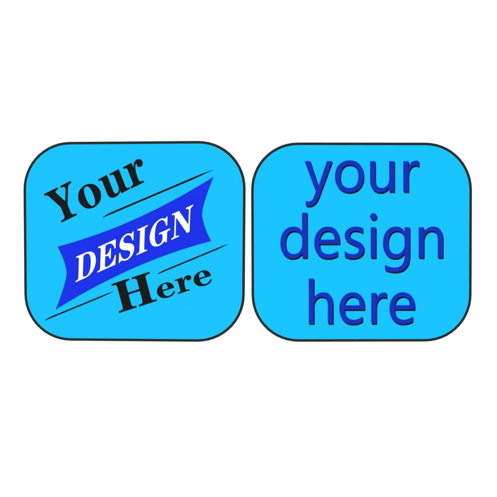 Customized Car Sun Visor - Personalized Design with Logo & Text, Foldable Windshield Sunshade for Car, Truck, SUV - Perfect Gift for Drivers, Ideal for Road Trips & Daily Commutes