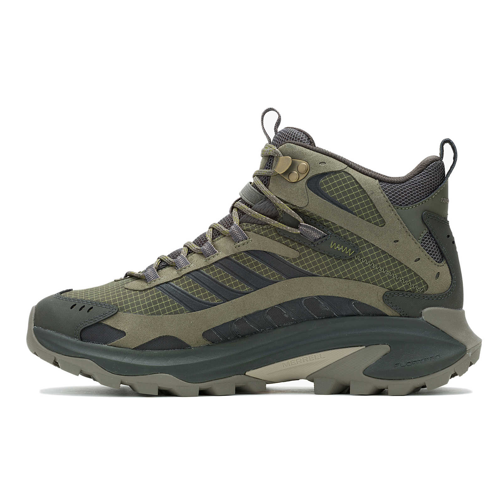 Merrell Moab Speed 2 Mid GTX Hiking Boots for Men - Waterproof & Durable Outdoor Shoes for Trail Running, Backpacking & Mountain Climbing