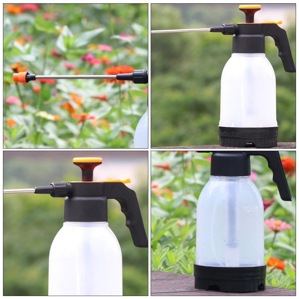 Yardwe 1pc Manual Water Pump Sprayer - Portable Pressure Spray Bottle for Plants, Flowers, Car Wash, Gardening & Cleaning | Fine Mist Refillable Plastic Watering Can for Indoor/Outdoor Use