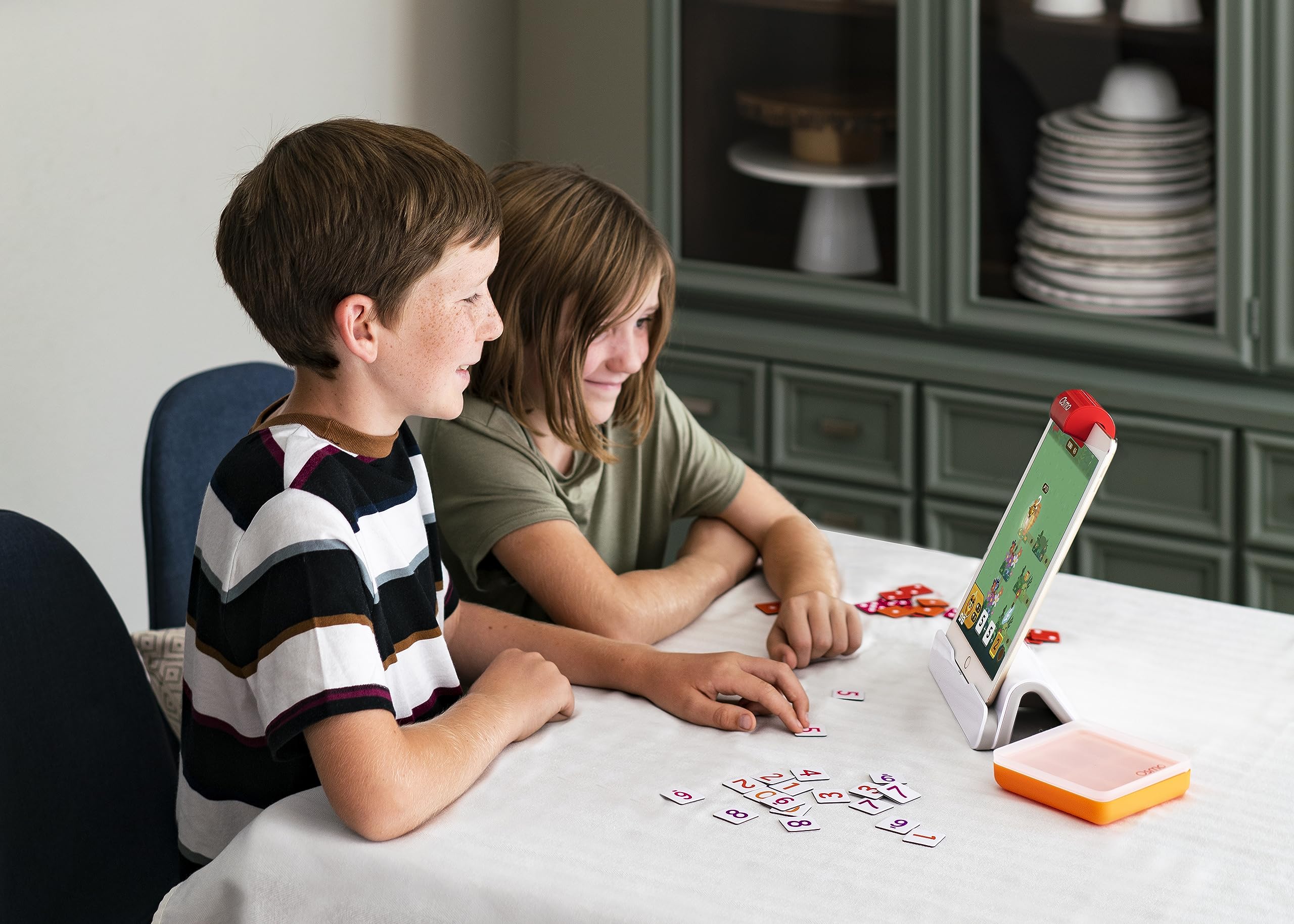 Osmo Genius Starter Kit - 7 Interactive Educational iPad Games for Kids Ages 6-10 | Learn Spelling, Math & Problem Solving | Perfect for Homeschooling & Classroom Learning