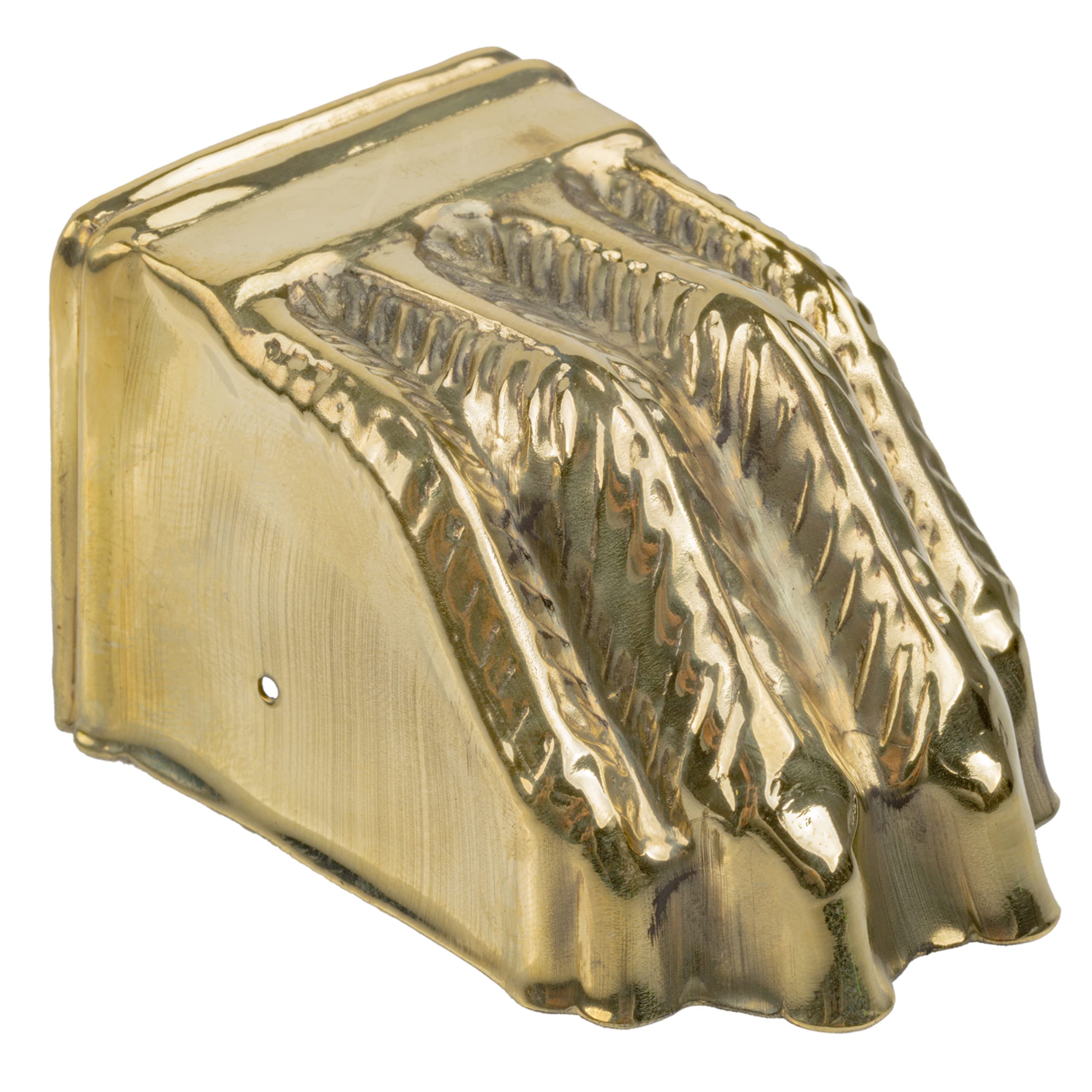 Antique Brass Claw Feet Furniture Legs - Stamped Metal Toe Caps for Table, Dresser, Sofa Protection | Vintage Style Reproduction Hardware (Set of 4) | Perfect for Restoring Classic Furniture & Preventing Floor Scratches