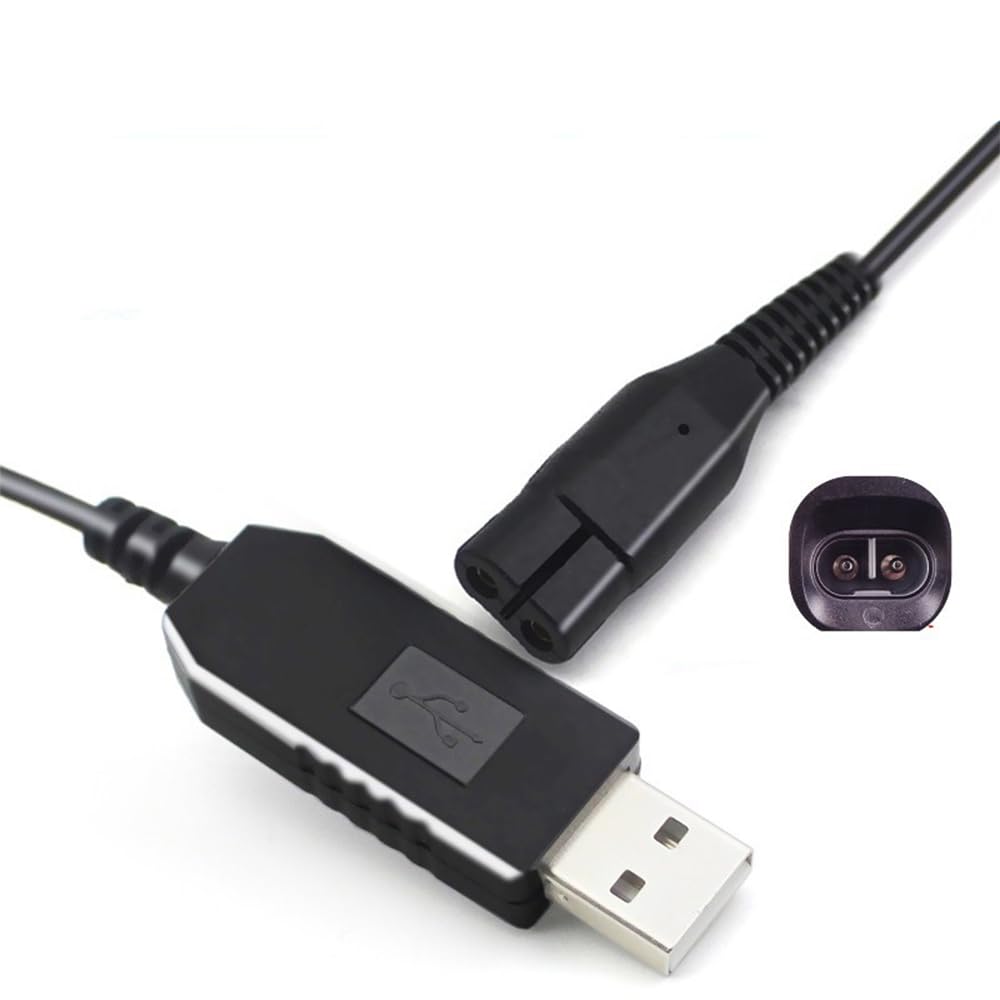 Philips One Blade Replacement Charger 4.3V USB Charging Cable - Compatible with Philips Norelco OneBlade QP2520, QP2620, A00390, QG3320, RQ320, RQ328, RQ330, RQ331, RQ338, RQ350 & Series 1000 - Perfect for Travel, Gym & Home Grooming