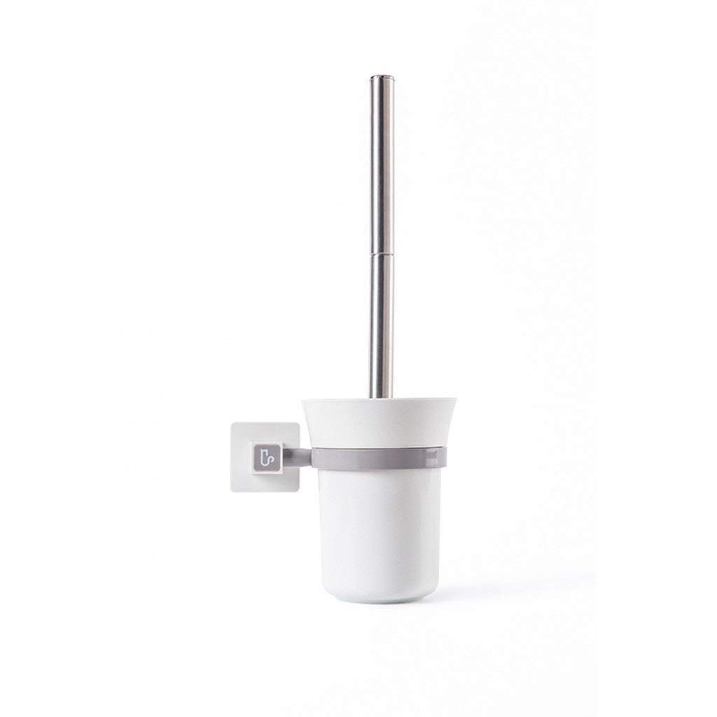 Stainless Steel Wall Mounted Toilet Brush - Bathroom Cleaning Accessories for Deep Cleaning