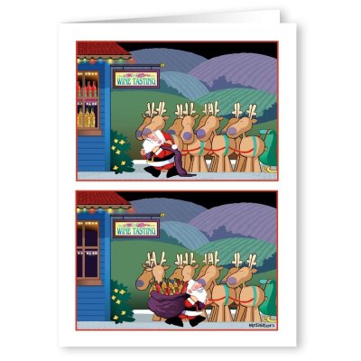 The Perfect Holiday Cheer: A Story of Wine, Laughter, and Christmas Cards