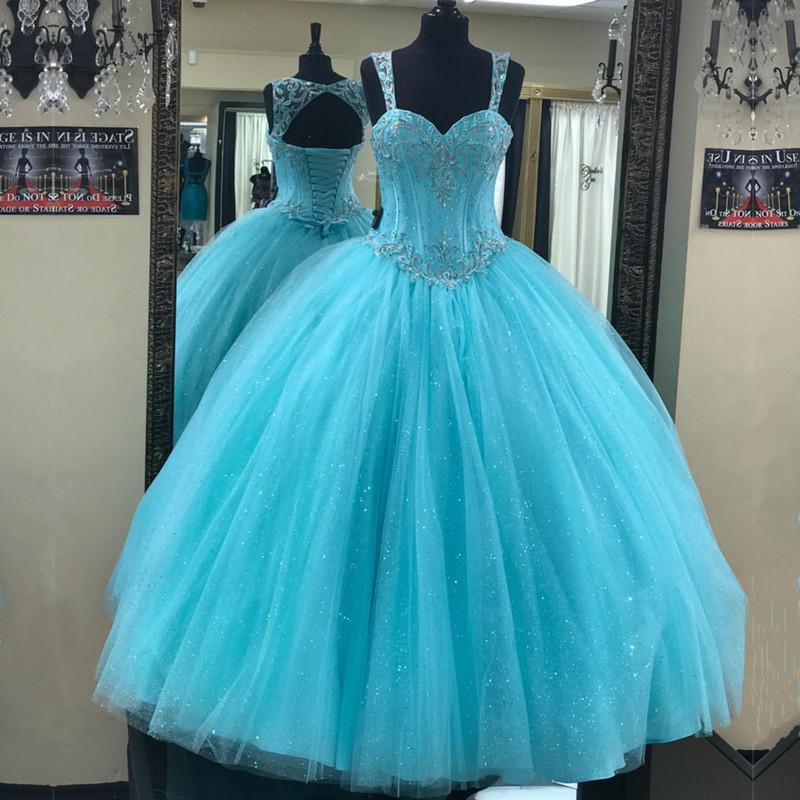 Elegant Beaded Sweetheart Tulle Ball Gown for Quinceanera | Princess Prom Dress for Sweet 15 Birthday Party | Perfect for Quinceañera Celebrations, Debutante Balls & Special Occasions