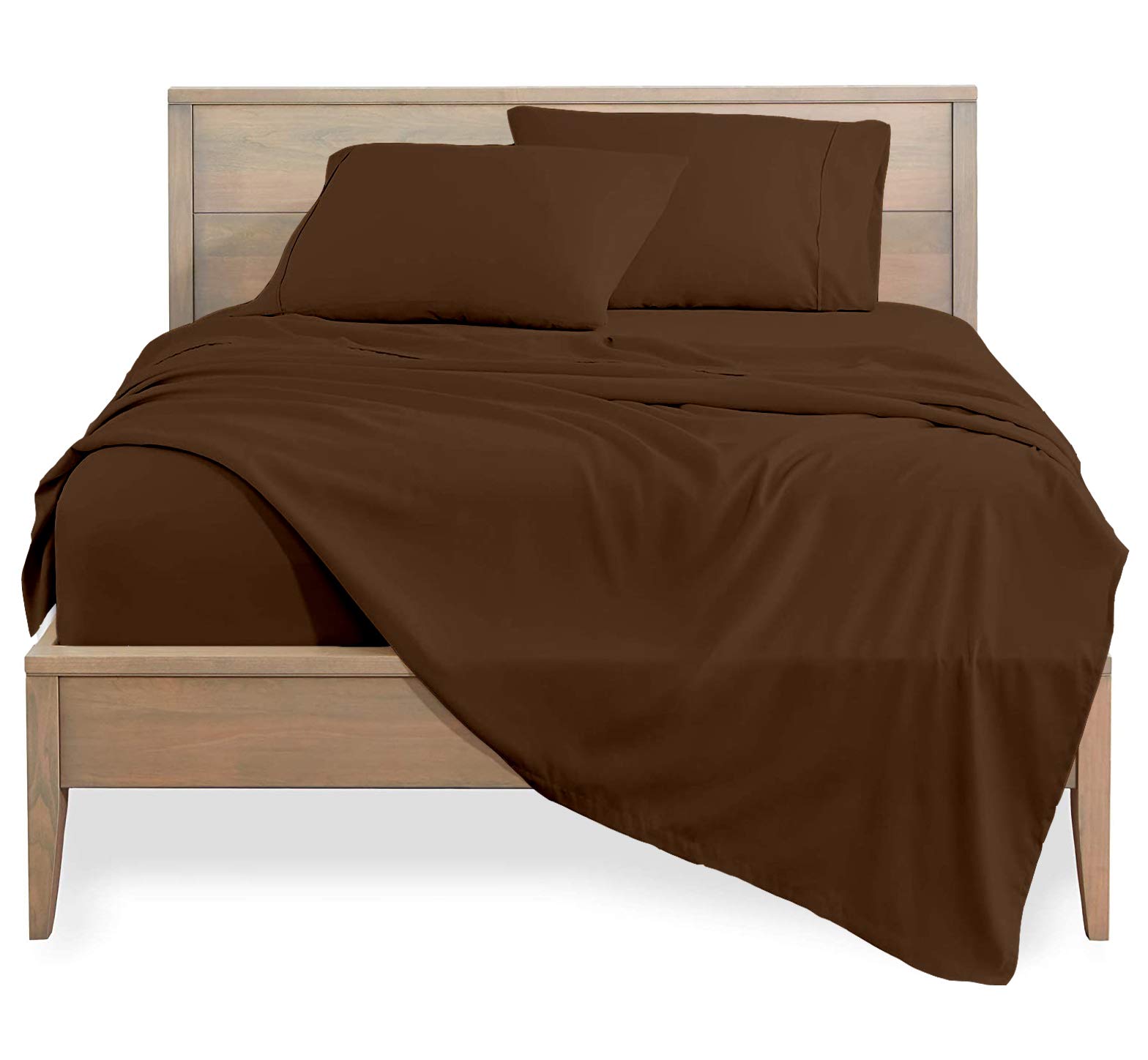 1000 Thread Count Luxury King Size Sheet Set - 4 Piece Soft Breathable Bedding with Deep Pocket (Fits up to 16