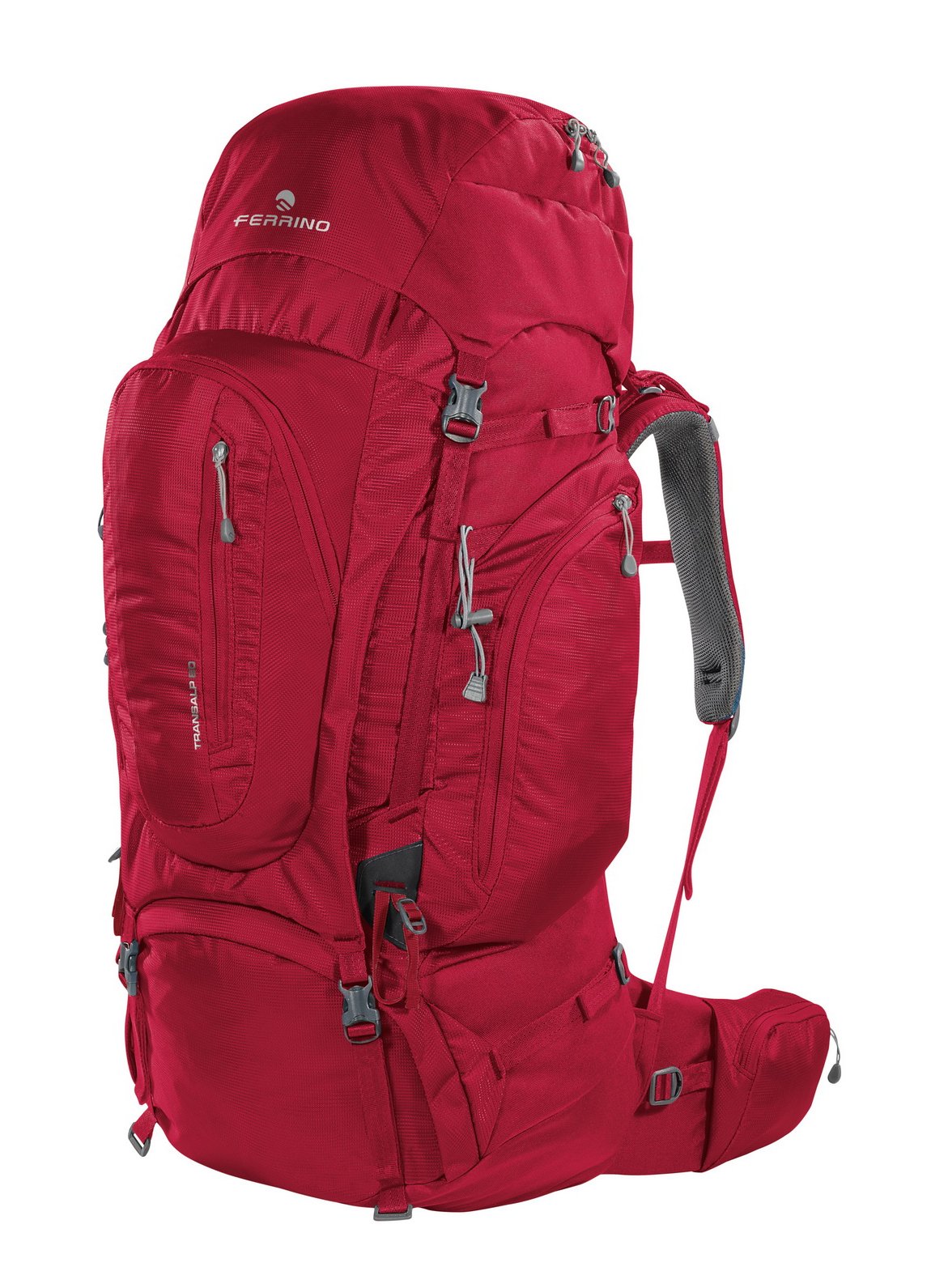 Red Rucksack Backpack for Travel, Hiking & School - Durable Water-Resistant Daypack with Laptop Compartment